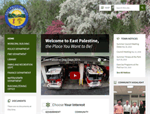 Tablet Screenshot of eastpalestine-oh.gov